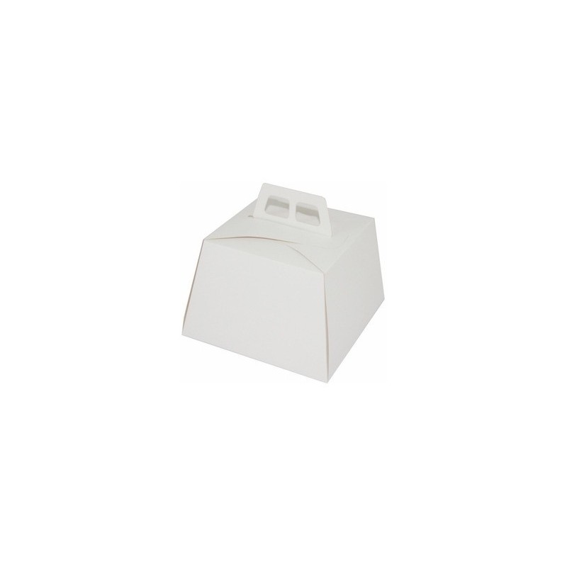 Estuche Blanco p/Porción Torta 12 x 12 h: 7 cm (x 10 unidades)