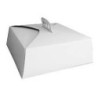 Estuche Blanco para Torta 27 x 27 h: 10 cm (x 10 unidades)