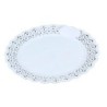 Plato con blonda Diámetro 30 cm (x 10 unidades)