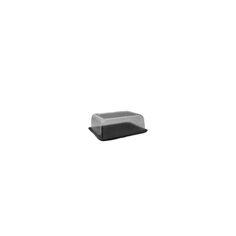 Tortera T-41 Baja con base negra (38 x 28 h: 9,5 cm) x 10 unidades