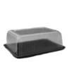Tortera T-41 Baja con base negra (38 x 28 h: 9,5 cm) x 10 unidades