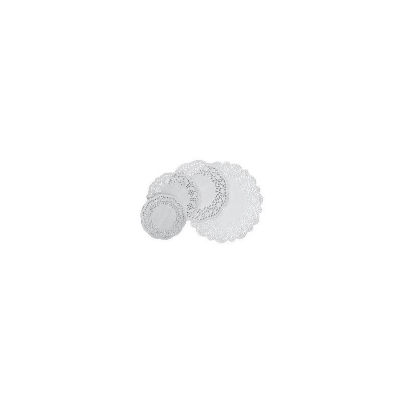 Blonda Redonda papel blanco 35 cm (x 100)
