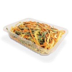 Bandeja 101 PET Cristal (10 x 10 h: 3,8 cm) x 100 unidades