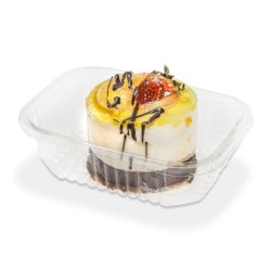 Bandeja 102 PET CRISTAL (11 x 15 h: 4 cm) x 100 unidades