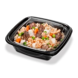 Tapa Ensaladera BOPS Cuadrada 1000 cc (x 100 unidades)