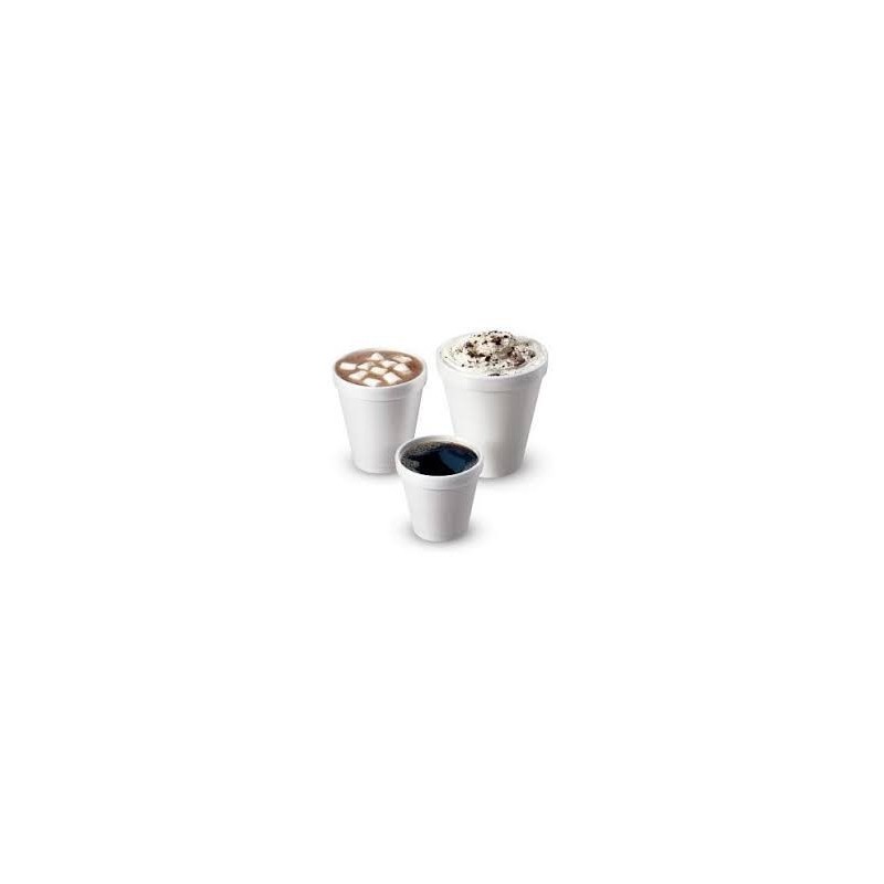 Vaso térmico blanco 240 cc (x 100 unidades)