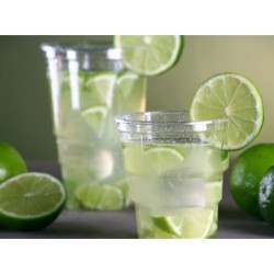 Vaso Glass Plástico Cristal 240 cc Plastivas (x 100 unidades)