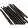 Sorbetes plástico negro 6 mm x 21 cm (caja x 1000 unidades)