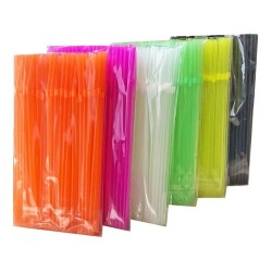 Sorbetes plásticos c/ fuelle flex colores surtidos (x 300)