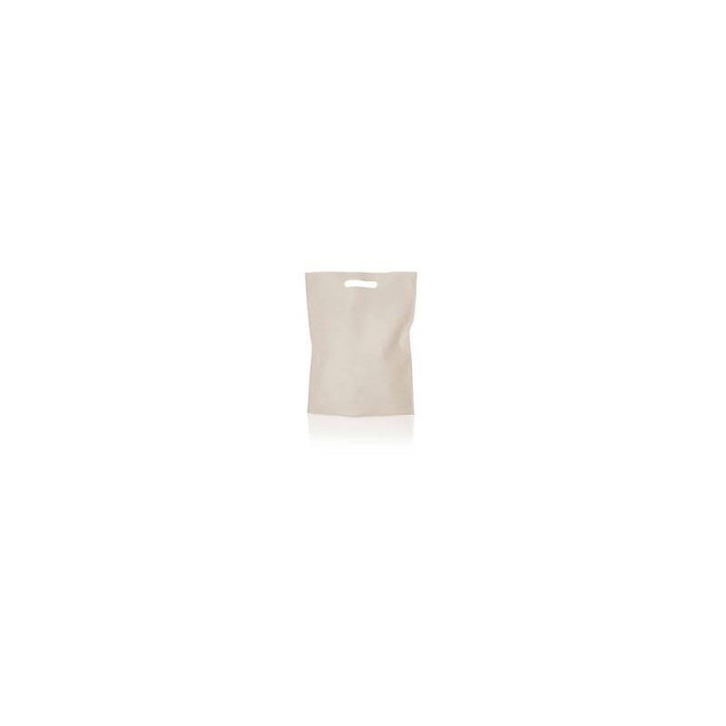 Bolsa Friselina *Riñon* Color Crudo/Beige 22,5 x 30 cm