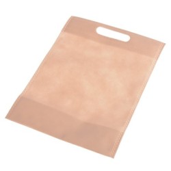 Bolsa Friselina *Riñon* Color Crudo/Beige 45 x 40 cm