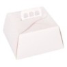 Estuche Torta Blanco 18 x 15 (h: 8 cm) x 10 unidades