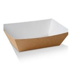 Bandeja Food Truck Cartulina Kraft 20 x 12 cm (x 100 unidades)