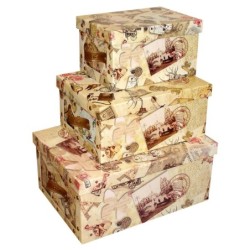 Vintage con Manija Simil Cuero 32 x 23 x 18 cm