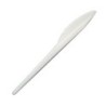 Cuchillo Plástico Blanco Reforzado (x 100 unidades)