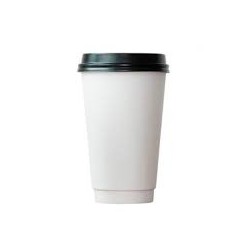 Vaso Polipapel 12 oz Doble Pared Blanco (x 100 unidades)