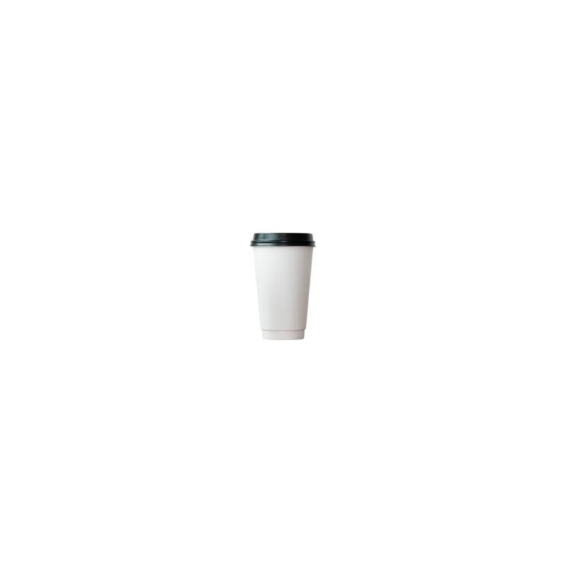 Vaso Polipapel 12 oz Doble Pared Blanco (x 100 unidades)