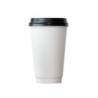 Vaso Polipapel 12 oz Doble Pared Blanco (x 100 unidades)