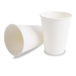 Vaso Polipapel 14 oz Doble Pared Blanco (x 100 unidades)