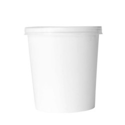 Tapa Plástica Pote Polipapel 250-360-500 ml (x 100 unidades)