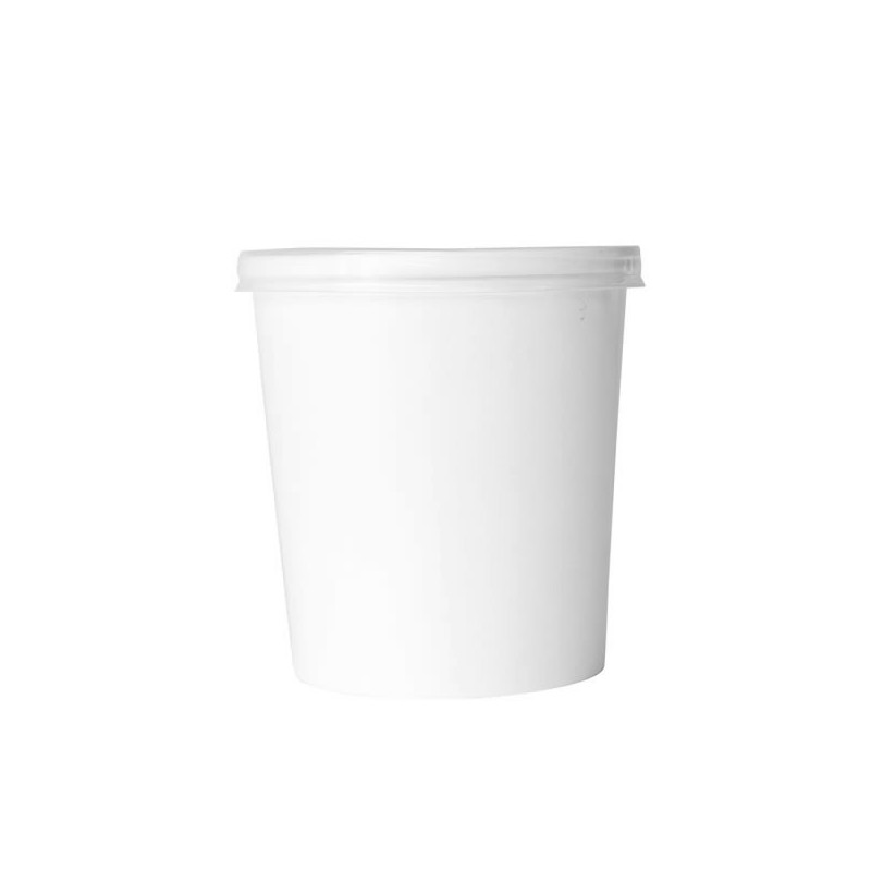 Tapa Plástica Pote Polipapel 250-360-500 ml (x 100 unidades)