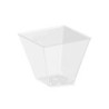 Mini Pote Cuadrado Darnel Cristal 5 x 5 cm (h: 4 cm) x 24 unidades