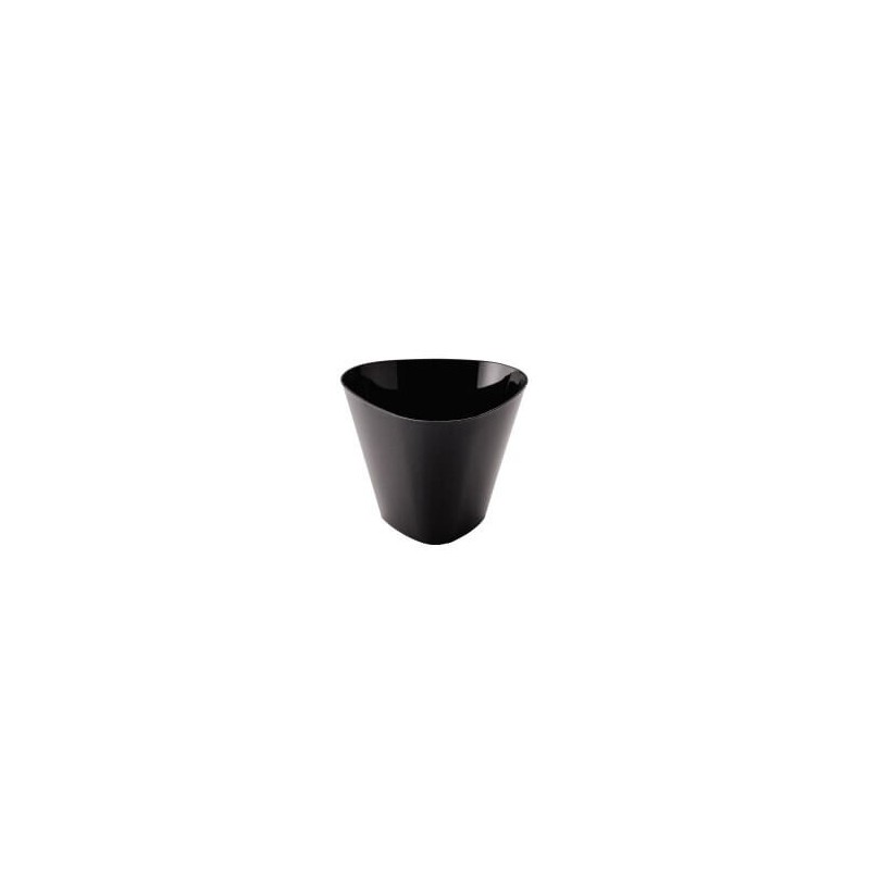 Cazuela / Pote Plástico Negro Darnel 180 cc (pack x 12 unidades)