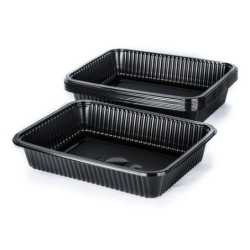 Bandeja 103 PET NEGRA Bandex (x 100 unidades)