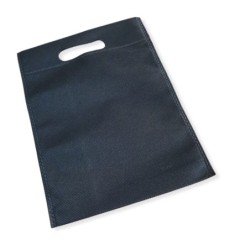 Bolsa Friselina *Riñon* Color Negro 45 x 40 cm