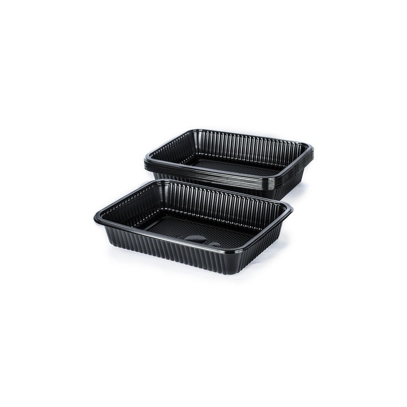 Bandejas 102 PET NEGRA Bandex (x 100 unidades)