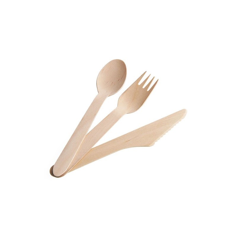 Cuchillos de Madera 16 cm (x 100 unidades)
