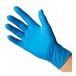 Guantes de NITRILO Azul / Celeste TALLE *M* (caja x 100 unidades)