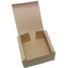 Estuche Cartulina Kraft Tarta Individual (14 x 14 h: 6 cm) x 10 unidades