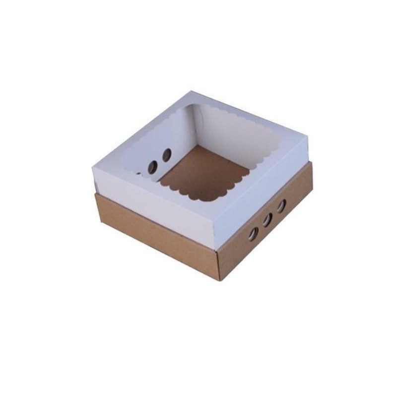 Bandeja *Desayuno* con visor 25 x 25 h: 12 cm (x 10 unidades)