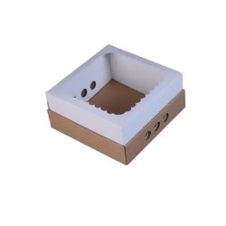 Bandeja *Desayuno* con visor 25 x 35 h: 12 cm (x 10 unidades)