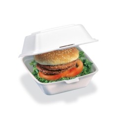 Estuche Expandido p/ Hamburguesas Darnel (17 x 17 h: 8 cm) x 100 unidades