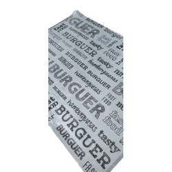 Papel de Aluminio *Fast Food* en hojas 30 x 40 cm.- x kg (aprox 180 un)