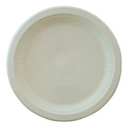 Plato BIO Fécula de Maíz Chico (15 cm) pack x 12 unidades