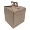 Estuche Kraft con Manija Porción de Torta 12 x 12 h: 12 cm (x 10 unidades)