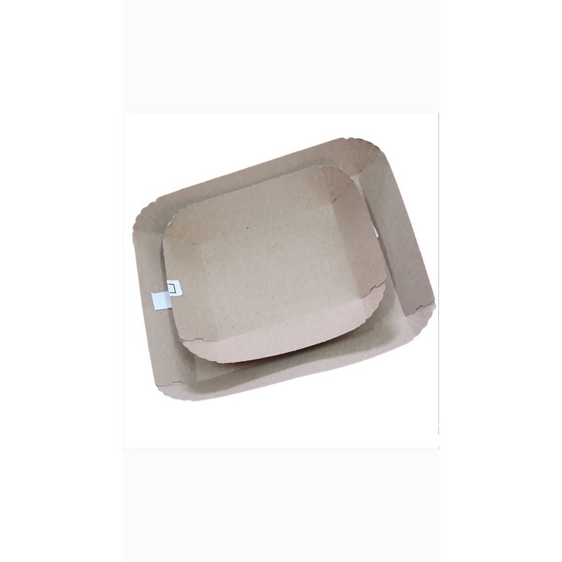 Bandeja Panadería Cartulina Kraft Nro 1 (15 x 20 cm) x 100 unidades