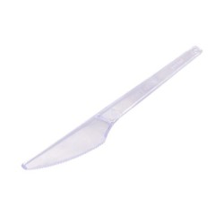Cuchillos Plástico Cristal (caja x 1000 unidades)