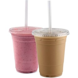 Tapa Plana Cruz p/ Vaso Frappé 16 oz (98 mm) Pack x 125 unidades