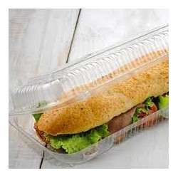 Estuche PET CR Sandwich (31 x 13 x 5,8 cm) x 50 unidades