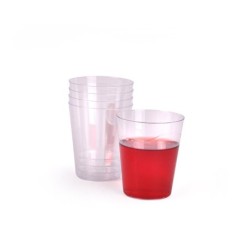 Vaso Plástico MURANO Cristal 210 cc (7,1 x 8,2 cm) x 12 unidades