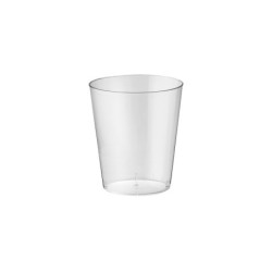 Vaso Plástico MURANO Cristal 360 cc (8,4 x 9,7 cm) x 12 unidades