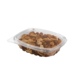 Estuche PET CRISTAL 250 ml (14.5 x 12.55 x 3,5 cm / Mod 105460B) x 100 unid.