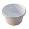 Ensaladera Polipapel Blanca 20 oz (600 cc) con tapa (x 100 unidades)