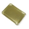 Bandeja Cartón ORO Metalizado 1 kg (22 x 30 cm) x 10 unidades