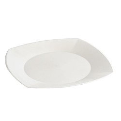 Plato Postre PP Cuadrado Koval 17 cm Blanco (x 10 unidades)