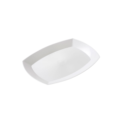 Plato / Bandeja PP Koval 20 x 28 cm Blanco (x 10 unidades)